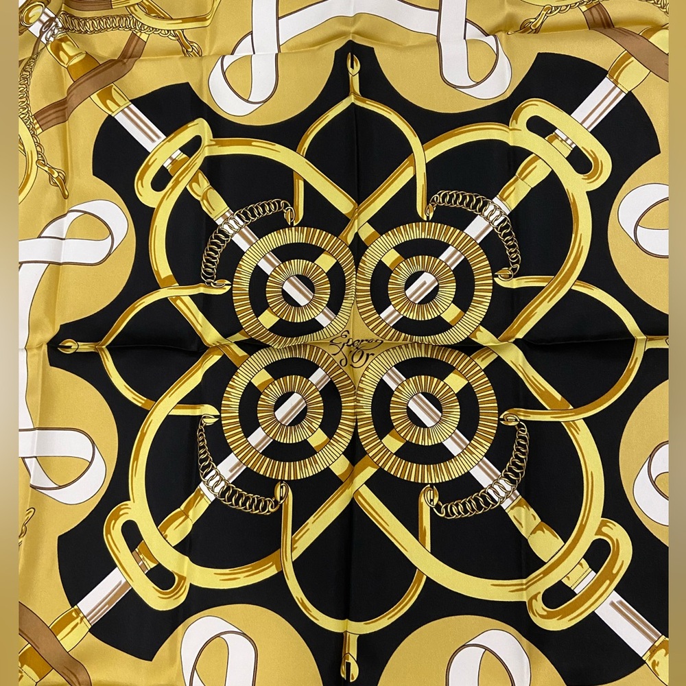 Authentic Hermès silk scarf